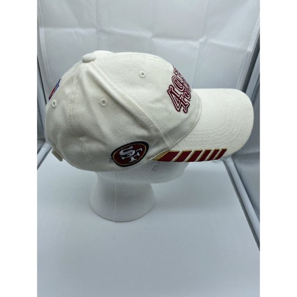 San Francisco 49ers Adjustable Adult Baseball Cap Hat Hook-Loop NFL Pro Line - Picture 2 of 8